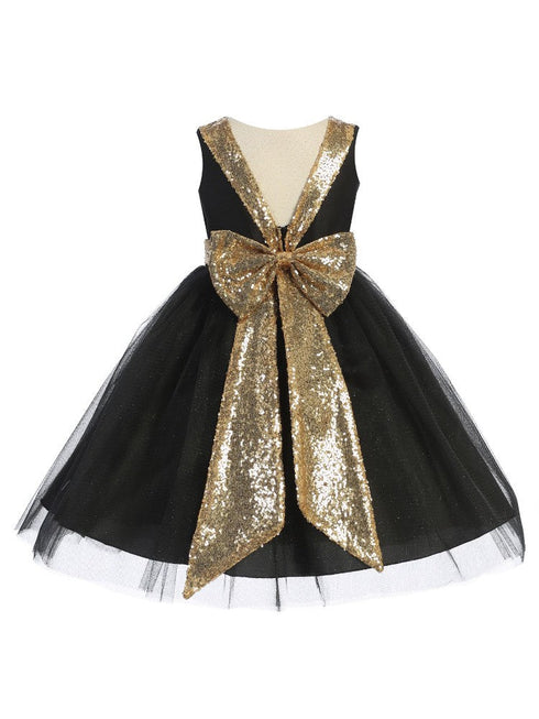 Kids Dream Girls Multi Color Sequin Glitter Tulle Special Occassion Dress 2-12 - SophiasStyle.com